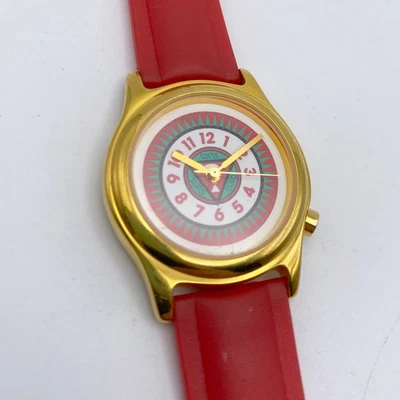Reloj Guess 1990 Red Original Banda Silicona Roja - Unisex Foto 1 de 4