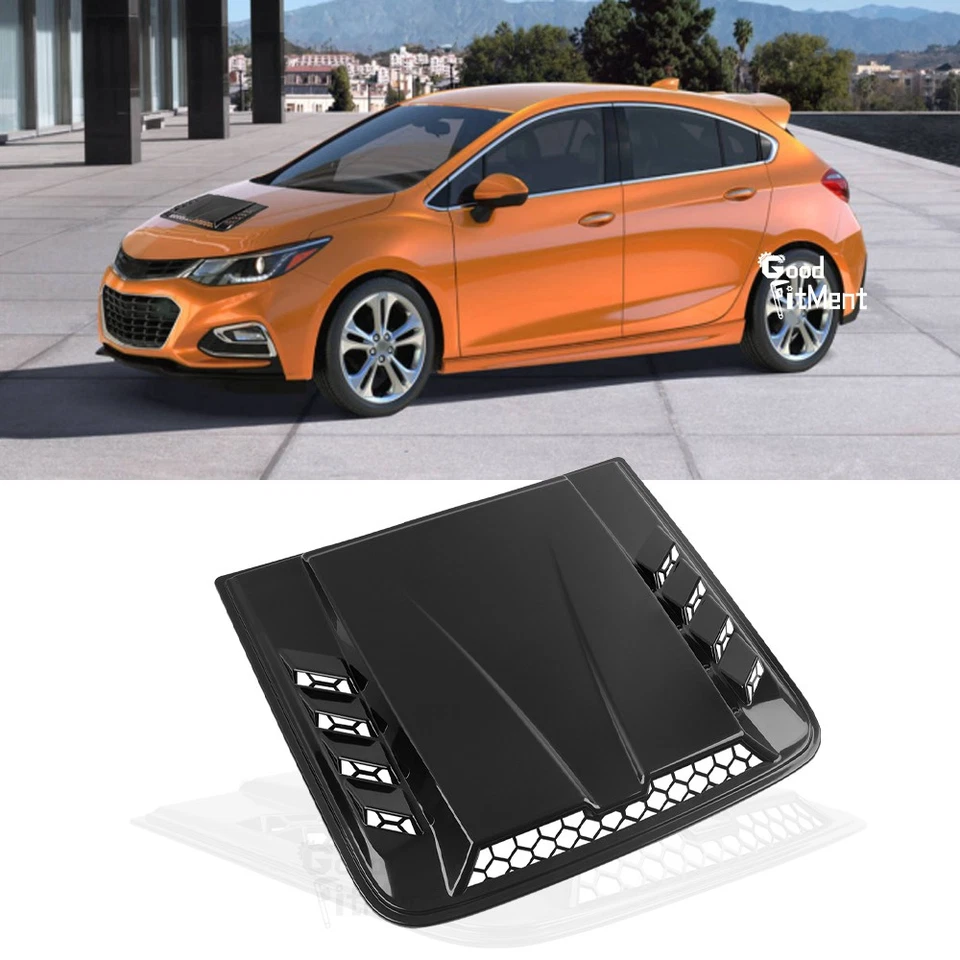 For Chevy Cruze 2010-24 Air Flow Intake Bonnet Scoop Hood Cover Vent Guard Decor Foto 1 de 4