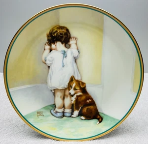 EUC Vintage 1985 Hamilton Collection Plate, "In Disgrace" Bessie Pease Gutmann - Bild 1 von 11