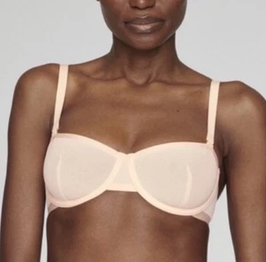 Cuup The Balconette Mesh BH In Blush Gr. 32F Neu ohne Etikett  - Bild 1 von 4