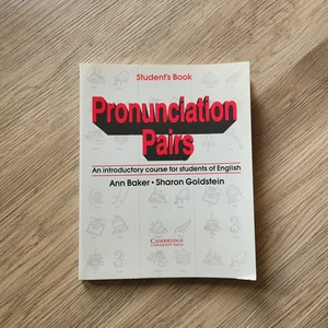 Cambridge Pronunciation Pairs English Introductory Course Book Only 8th Printing - Picture 1 of 7