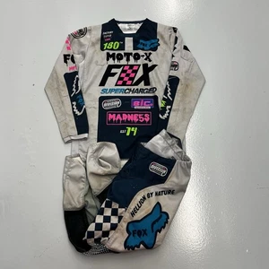 Fox Racing Motocross 180 Jersey Pants Madness Supercharged Youth Size LG 8-24 - Picture 1 of 21