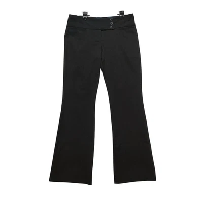 Pantalones de trabajo Joe Benbasset Y2K tiro bajo pierna acampanada para mujer 9 largos negros Foto 1 de 4