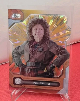 Topps Star Wars High Tek 2024 Peli Motto /50 Gold Hyperspace#78 - Bild 1 von 2