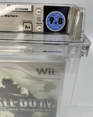 9.8 A+ SEALED Call of Duty Modern Warfare Reflex Edition WATA Nintendo NEW Wii - Image 1 of 4