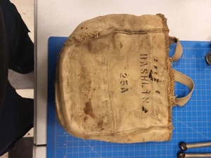 Bashlin 25A Borsa Attrezzi Tela Vintage Lineman Elettricista Secchiello Borsa Beige 12" - Foto 1 di 15