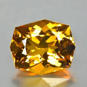 Forma de abanico de 17,18 quilates gran aspecto piedra preciosa limpia natural dorado amarillo citrino - Imagen 1 de 1