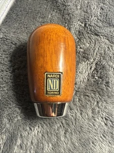 1990-2005 MAZDA MIATA NARDI TORINO WOODEN SHIFT KNOB 5 SPEED Nice Condition - Picture 1 of 10