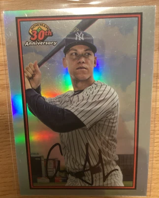 Aaron Judge - Topps 2019-20 - Bowman 30th Anniversary Foil  - Image 1 of 2