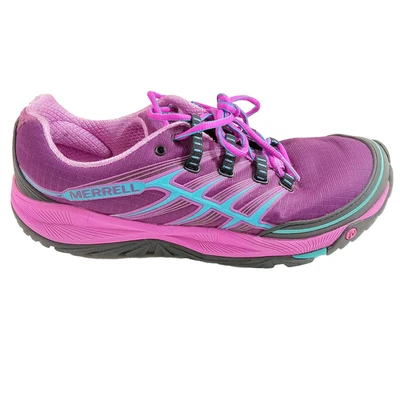 Zapato de Trail Running Merrell AllOut Rush para Mujer EE. UU. 9.5 Púrpura/Azul Horizonte Foto 1 de 4