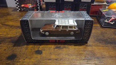 Citroen Id 19 Break 1958 Black 1:43 Model RIO RIO4696 - Immagine 1 di 4