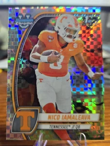 2024 Bowman Chrome U Nico Iamaleava Refractor X Fractor #139 Volunteers - Picture 1 of 2