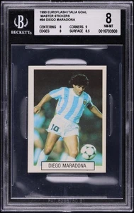1990 Euroflash Italia * DIEGO MARADONA * BGS 8 * POP 1 None Higher - Picture 1 of 2