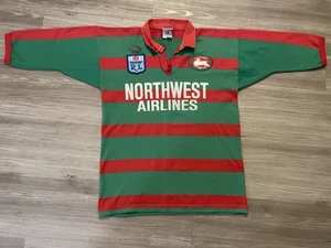 RARE Retro South Sydney Rabbitohs NSWRL Rugby League Jersey NRL Vintage - Picture 1 of 6
