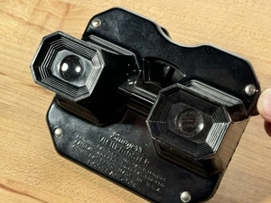 Vintage 1950er Sawyer's View Master Modell C Betrachter schwarz Bakelit und Rollen funktioniert - Bild 1 von 4