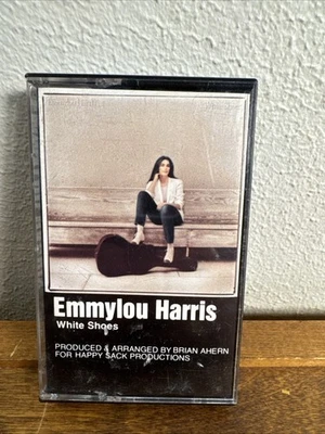 EMMYLOU HARRIS белые туфли кассета ленты OG 1983 фолк-рок страны - Изображение 1 из 4