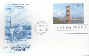 1997 FDC Postkarte - Scott # UX282 - Art Craft Cachet UA - Bild 1 von 1