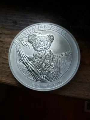2015 Australian Koala 10 oz Silver Round - Image 1 of 3