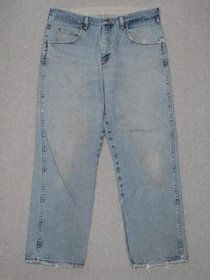LB21423 WRANGLER RUGGED WEAR 松弛牛仔裤 32x28;工作良好牛仔裤 — 第 1/4 张图片