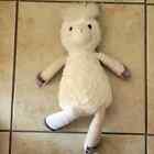 Purely Luxe Plush Llama White Alpaca Tan Brown Floppy Legs Nursery Home SOFT