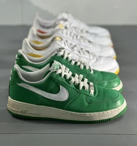 Lot Of 3 Nike Sneakers  AF1 Air Force 1 Size 9.5 Multicolor - Picture 1 of 18