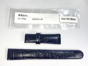 GRAND SEIKO Genuine Watch Leather Band 19mm Navy C031011J9 for SBGA407 Japan - Picture 1 of 5