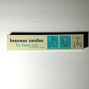 2 Stück Vintage 9,5" Bienenwachskerzen A1 Root Company New Old Stock - Bild 1 von 3