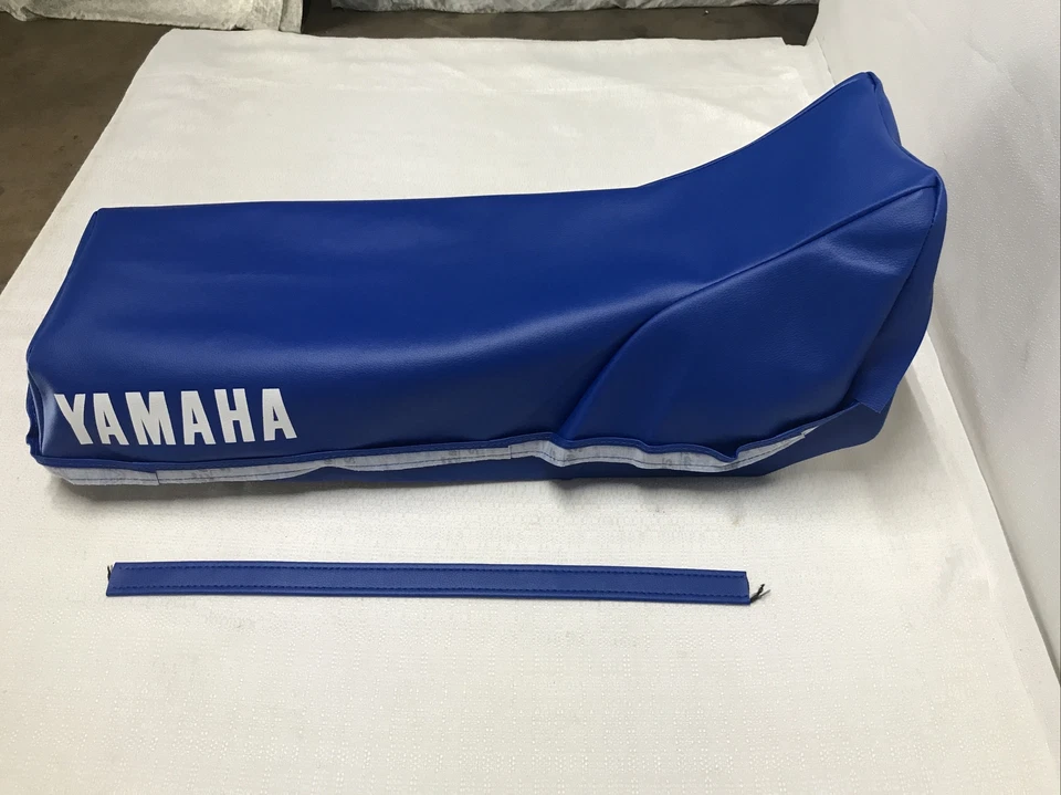 CAPA DE ASSENTO SELIM YAMAHA XT350 XT250 1984-2000 (azul) com CINTA [Y*-3] - Imagem 1 de 4