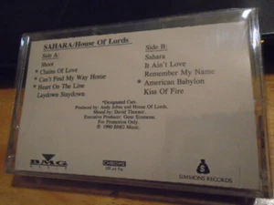 SEALED RARE PROMO House of Lords CASSETTE TAPE Sahara metal KISS Giuffria DIO ! - Picture 1 of 2