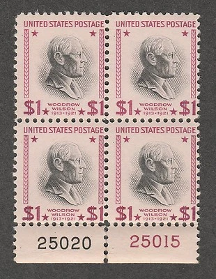 *KAPPYSSTAMP 50084 SCOTT 832g BRIGHT MAGENTA & BLACK VARIETY MNH PLATE BLK $500 - Image 1 of 2