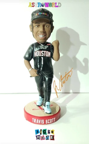 Travis Scott Houston Rockets Exclusive Bobblehead Cactus Jack Kobe Bryant Drake Cover