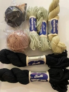 Vintage Bucilla filato LANA TAPPEZZERIA - 100% pura lana vergine - Foto 1 di 27