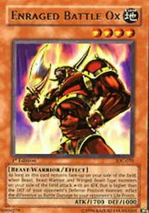Enraged Battle Ox - IOC-070 - Rare - Unlimited Edition - YuGiOh LP - Picture 1 of 4