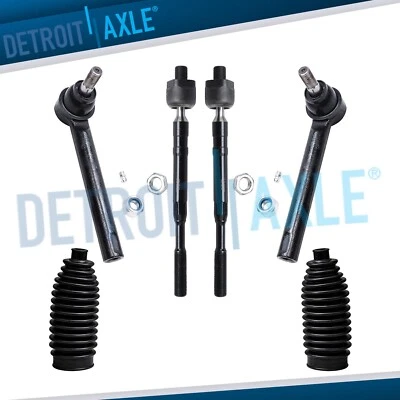 Botas dianteiras internas e externas com extremidades de haste de amarração para 2003 - 2004 Nissan Murano - Imagem 1 de 4