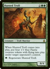 1X Hunted Troll Ravnica: City of Guilds NM/EX Chinese MTG CARD