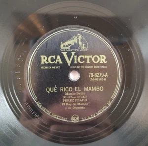 Perez Prado – Qué Rico El Mambo / La 'Tomica Shellac 78 RPM RCA Victor 70-8279 - Picture 1 of 7