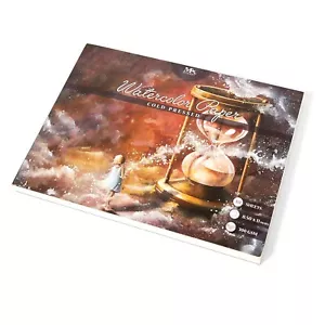 Premium Aquarellpapier A4 30 Blatt 300 g/m² Aquarellblock Zeichenblock Malblock - Bild 1 von 8