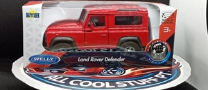 WELLY - LAND ROVER DEFENDER ROJO 1:34-1:38 *NUEVO* - Imagen 1 de 8
