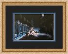 Paul Delvaux A Siren in Full Moonlight Custom Framed Print