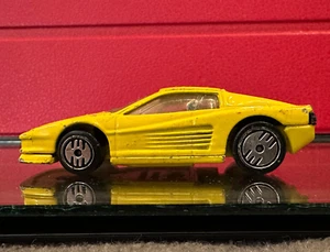 Hot Wheels Vintage 1988 Yellow Ferrari Testarossa LOOSE 1:64 - Picture 1 of 21