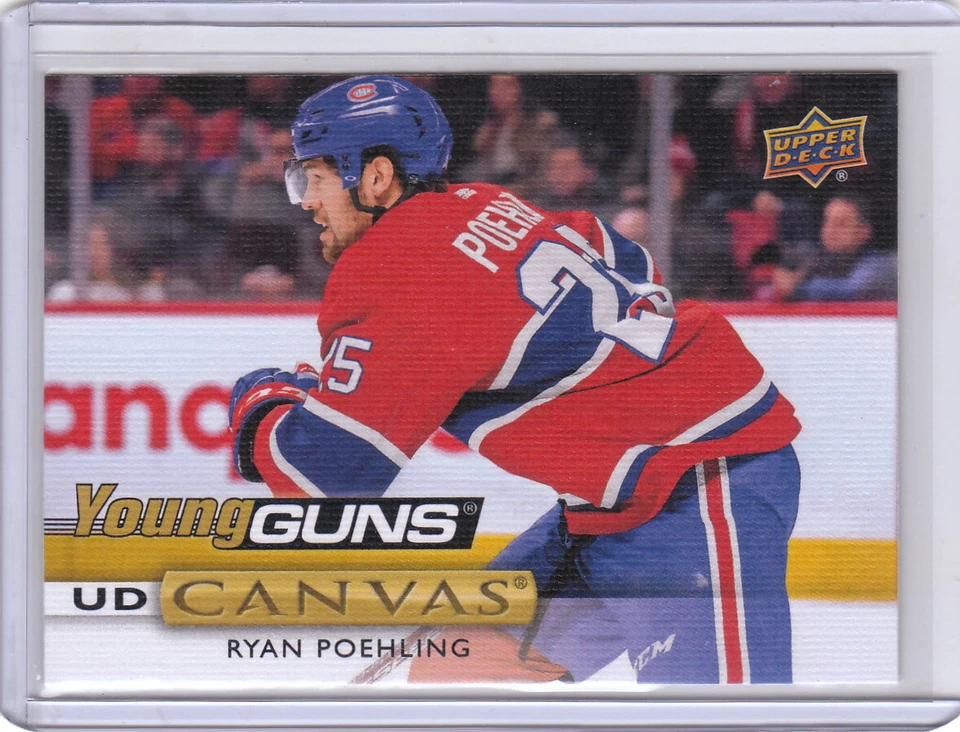 19/20 2019-20 Upper Deck Canvas #C226 Ryan Poehling Canadiens - Image 1 of 1