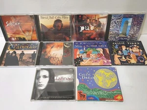 10 CD lot IRISH MUSIC Clannad Celtic II Dreams Tides Patrick Ball pub - Picture 1 of 7