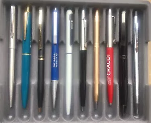 SOLD AS FOUND LOT 204: 10 x Kugelschreiber inkl. Montegrappa, Sheaffer, Cross…. - Bild 1 von 1