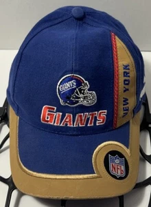 Gorra de colección New York Giants con correa trasera ajustable azul rojo bordado - Imagen 1 de 8