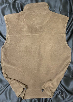 Cabelas Outdoor Gear Vest Mens Fleece Lined Full Zip Pockets Wind Shear Size M - Image 1 of 3