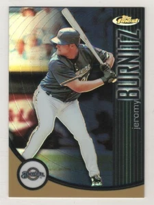 2001 Topps Finest Refractor #051 Jeromy Burnitz Milwaukee Brewers ###/499 BV$4 - Picture 1 of 1
