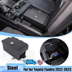 Interior Console Lock Security Storage Vault Safe Box for Toyota Tundra 2022+ - Bild 1 von 21