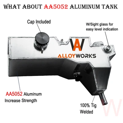 Coolant Reservoir Overflow Tank FOR Peterbilt 357 387 Kenworth T660 T880 T2000 - Image 1 of 4