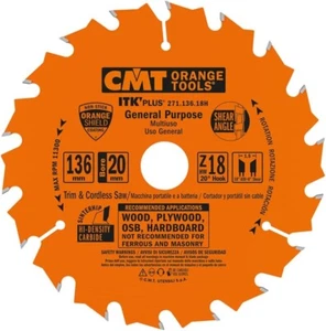 CMT Circular Blade Long Cut Cross Vein - 271 ITK PLUS 271.136.18H - Picture 1 of 1