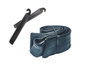 New 20"x1.75/2.125 Bike Bicycle Inner Tube HEAVY DUTY with TIRE LEVERS - Picture 1 of 2